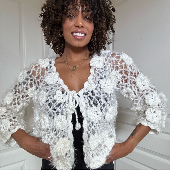 MonoReno Vintage Floral Knif Cardigan - Picture 4 of 11